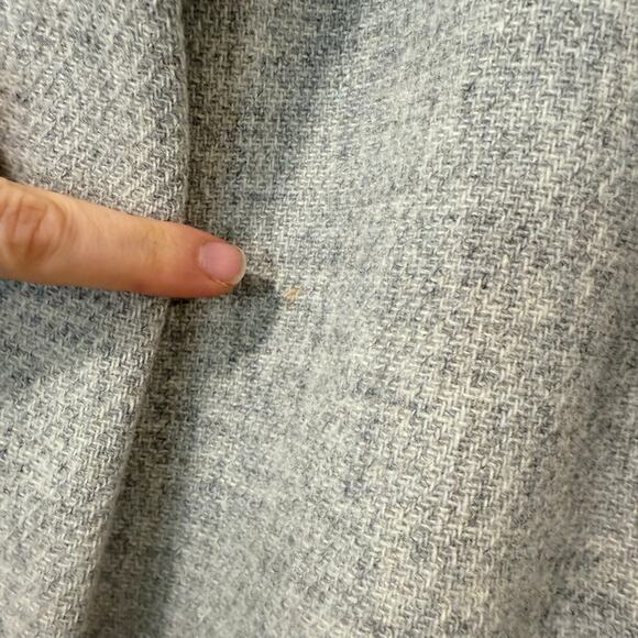 J. Crew Women's Cocoon Coat Italian Stadium-Cloth Wool Jacket Gray 6 - Picture 2 of 10